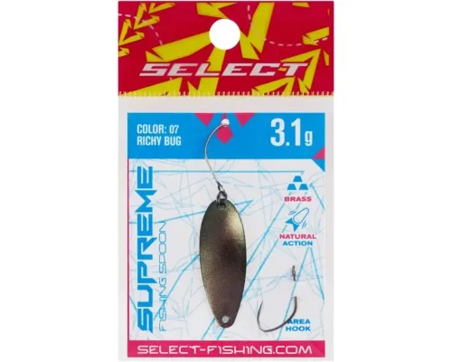 Блешня Select Supreme 3.1g 34mm 07 Richy Bug (1870.80.71)