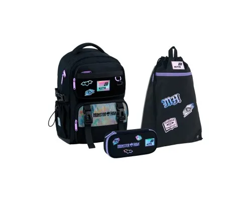 Шкільний набір Kite 1022 Education Monster High (SET_MH26-1022M)