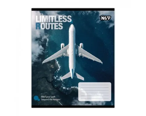 Зошит Yes Limitless routes А5 48 аркушів, лінія (769041)