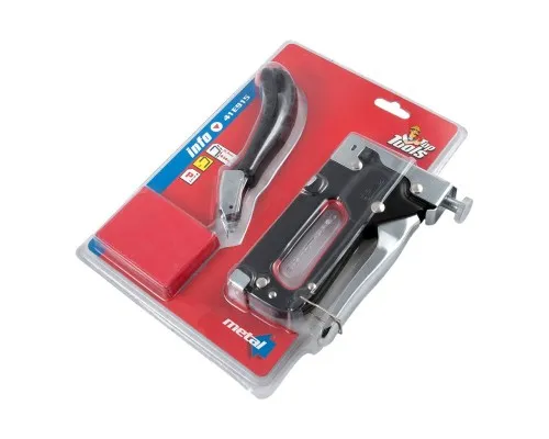 Степлер будівельний Top Tools + антистеплер 6-14 мм, тип скоб J/53 (41E915)