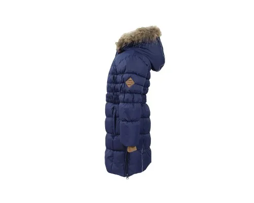 Пальто дитяче Huppa YASMINE 12020055 темно-синій 134 (4741468561103)