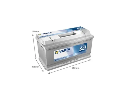 Акумулятор автомобільний Varta 100Ач Silver Dynamic H3 (600402083)