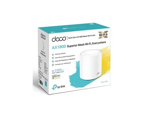 Точка доступу Wi-Fi TP-Link DECO-X20-1-PACK