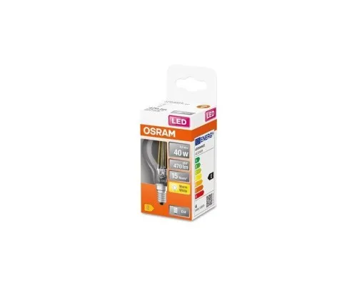 Лампочка Osram LED CLP40 4W/827 230V FIL E14 (4058075436527)