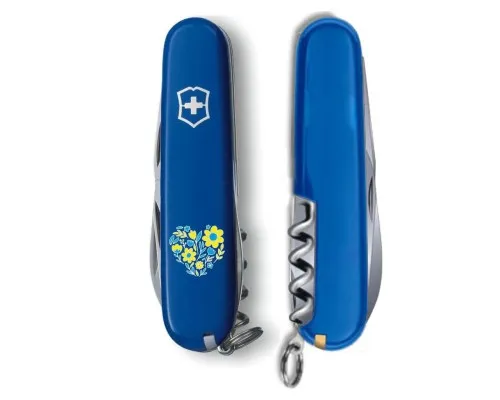 Ніж Victorinox Spartan Ukraine 91 мм Квіткове серце (1.3603.2_T1246u)