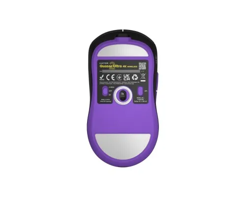 Мишка Hator Quasar 2 Ultra 4K Wireless/Bluetooth/USB Black/Lilac (HTM570BL)