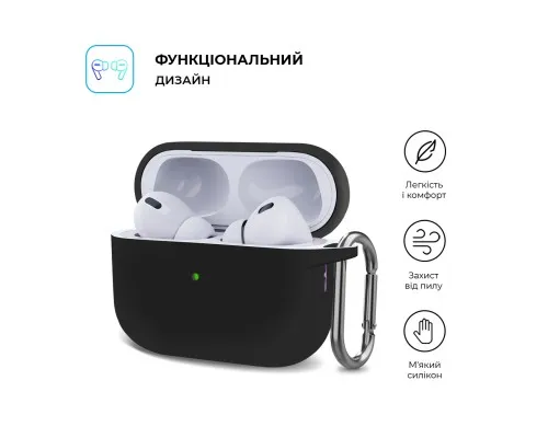 Чохол для навушників Armorstandart Hang Case для Apple AirPods Pro 2 Black (ARM68601)