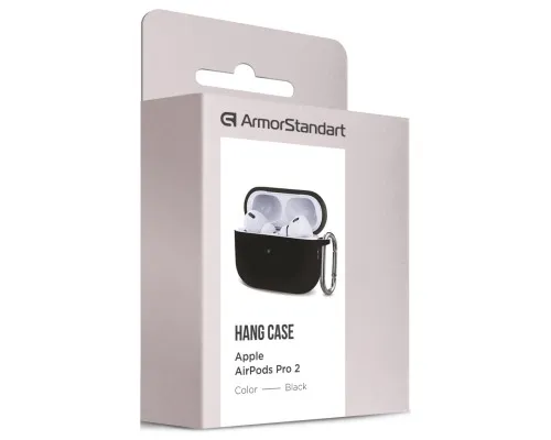 Чохол для навушників Armorstandart Hang Case для Apple AirPods Pro 2 Black (ARM68601)