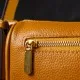 Сумка Vintage На плече крос-боді з натуральної шкіри Жовта (22100)