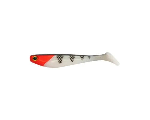 Силікон рибальський FishUP Wizzle Shad 8" 357 - Red Head (1шт/уп) (1864.11.43)