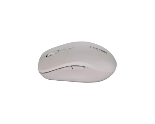 Мишка Canyon MW-12 Wireless/Bluetooth Beige (CNS-CMSW12BG)