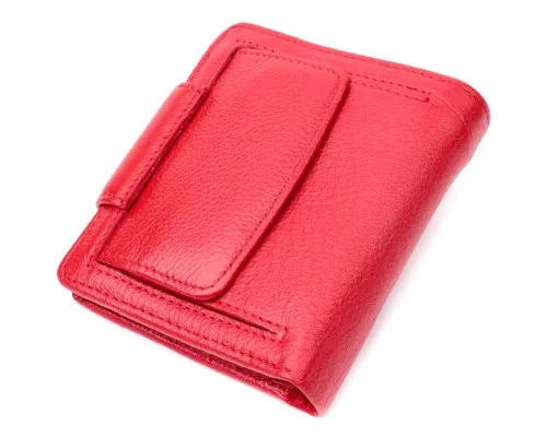 Гаманець ST Leather З натуральної шкіри Червоний (22453)