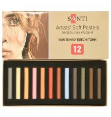 Пастель Santi Skin Tones суха 12 кольорів (353697)