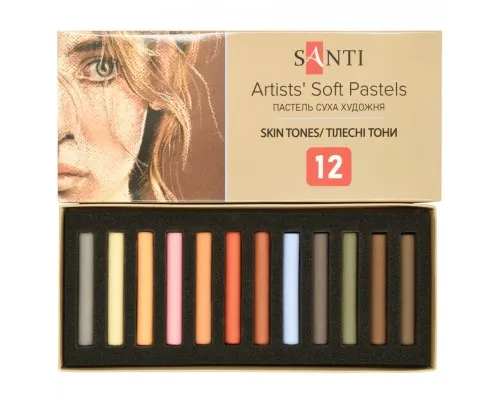 Пастель Santi Skin Tones суха 12 кольорів (353697)