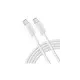 Дата кабель USB-C to USB-C 0.9m nylon 322 white Anker (A81F5H21/A81F5G21)