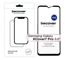 Скло захисне BeCover Samsung Galaxy XCover7 Pro SM-G766B 10D Black (713554)