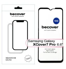 Скло захисне BeCover Samsung Galaxy XCover7 Pro SM-G766B 10D Black (713554)