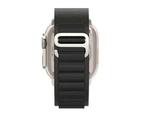 Ремінець до смарт-годинника Armorstandart Alpina Band для Apple Watch 49/46/45/44/42 (Series 1-3) Black (ARM64977)