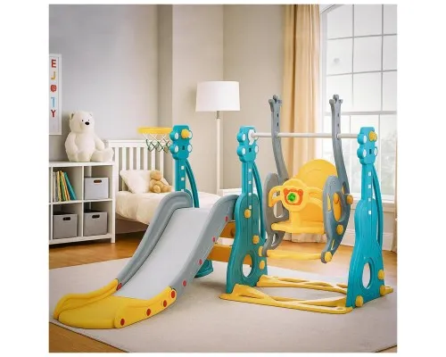 Ігровий майданчик Mealux Ariel (KD-B252 Yellow/Blue/Grey)