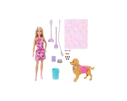 Лялька Barbie Прогулянка з песиком (JJB46)