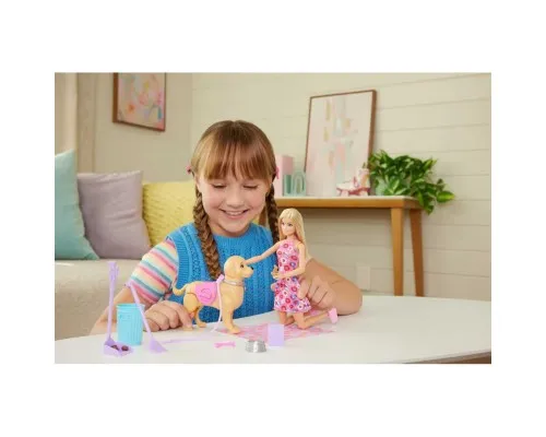 Лялька Barbie Прогулянка з песиком (JJB46)