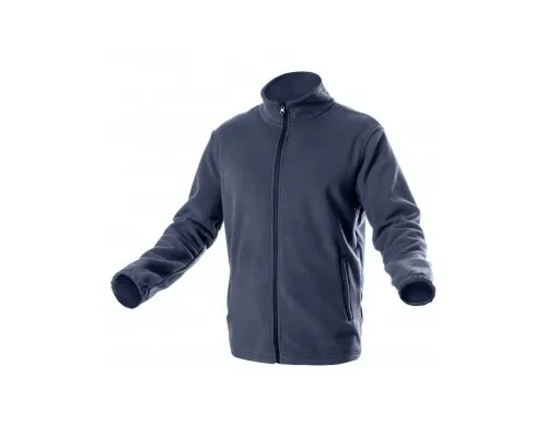 Кофта робоча Hoegert PASADER HT5K383-3XL 100% поліестер темно-синя, 3XL (58) (HT5K383-3XL)