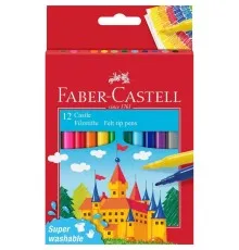 Фломастери Faber-Castell Замок Felt tip pen Castle у картонній коробці 12 кольорів (31677)