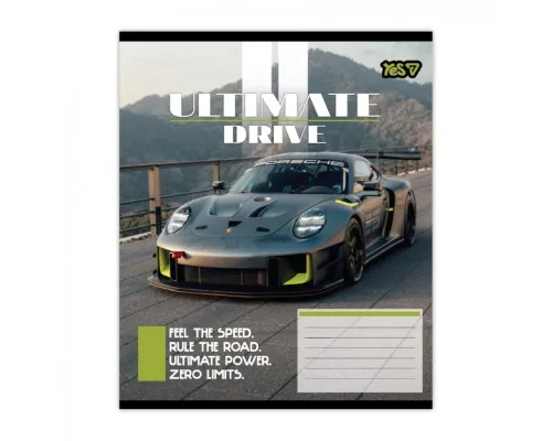Зошит Yes Ultimate drive А5 24 аркуша лінія (768787)