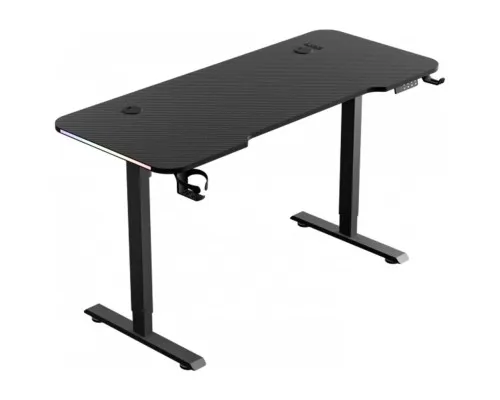 Комп'ютерний стіл GT Racer TY-1611 Black (TY-1611 (160x60x72-117) Black)