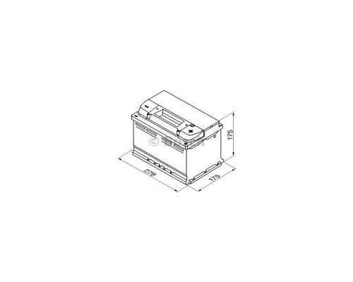 Акумулятор автомобільний Bosch 74А (0 092 S50 070)
