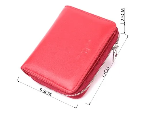 Гаманець ST Leather З натуральної шкіри Червоний (22552)