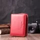 Гаманець ST Leather З натуральної шкіри Червоний (22552)