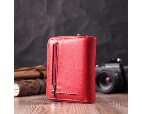 Гаманець ST Leather З натуральної шкіри Червоний (22552)