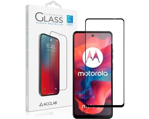 Скло захисне ACCLAB Full Glue Moto G04 Black (1283126594250)