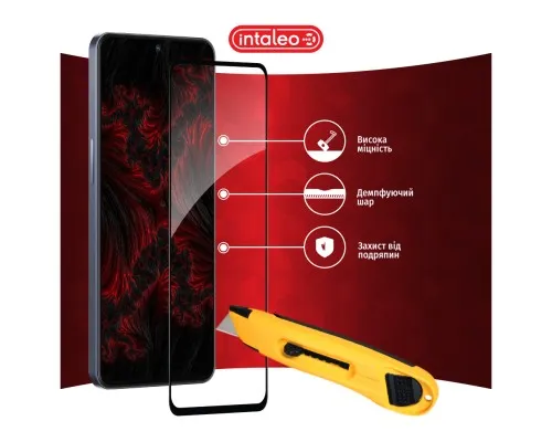 Скло захисне Intaleo Full Glue ZTE V40S Black (1283126575693)