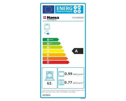 Плита Hansa FCCX580009