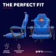 Крісло ігрове Trust GXT 703SM Revvo Blue (25741)