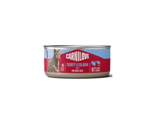Паштет для котів Carnilove Turkey & Salmon 100 г (8595602582891)
