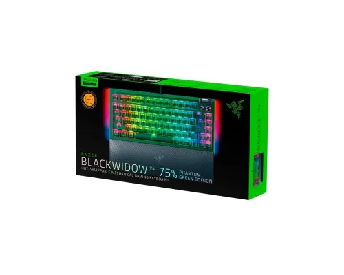 Клавіатура Razer BlackWidow V4 75% USB UA Phantom Green (RZ03-05003300-R3M1)