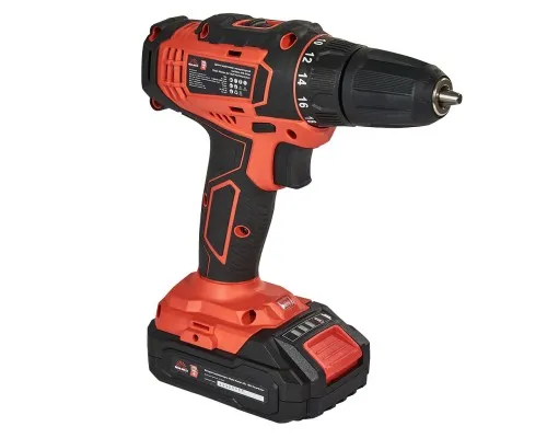 Шуруповерт Vitals Master, AU 1825 Kit SmartLine+, 18V, АКБ 1x2Ah, 25Нм, 400·1500об/хв, кейс, 1.2кг (184442)