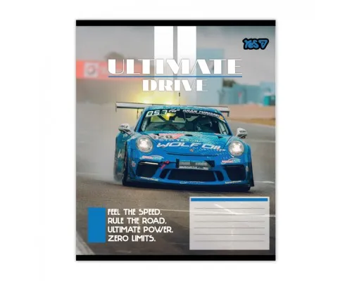 Зошит Yes Ultimate drive А5 36 аркушів, клітинка (768788)