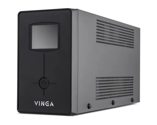 Пристрій безперебійного живлення Vinga LCD 2000VA metall case (VPC-2000M)