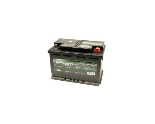 Акумулятор автомобільний GigaWatt 74А (0185757404)