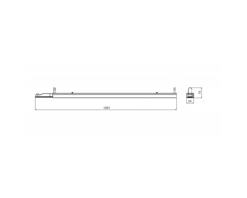 Світильник Osram LEDVANCE LINEAR HOUSING, 900мм (4058075522060)