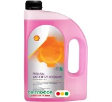 Антифриз Shell Premium LL 4л (готовий G12+ черв.) (5938)
