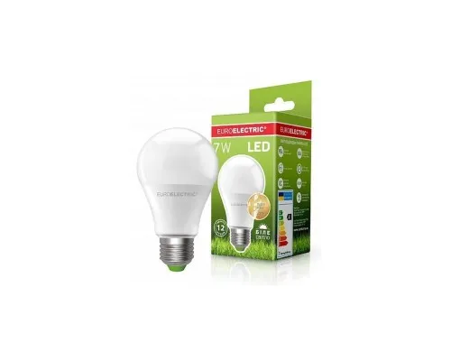 Лампочка EUROELECTRIC LED А60 7W E27 4000K 220V (LED-A60-07274(EE))