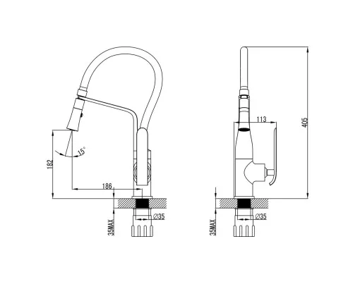 Змішувач Corso ADDA EB-4B519C (9635100)