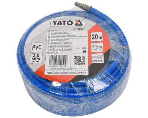 Пневматичний шланг Yato YT-24221