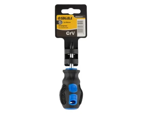 Викрутка Sigma хрестова PH2x38мм СrV (4006591)