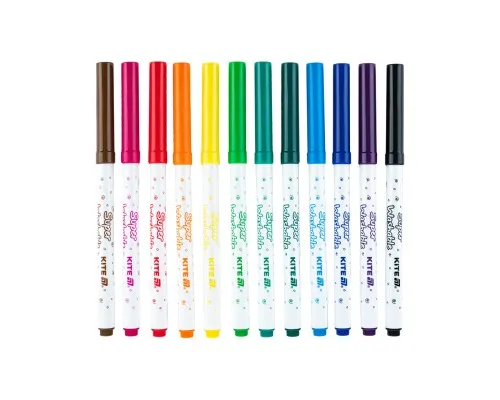 Фломастери Kite Creative Superwashable 12 кольорів (K-1152)